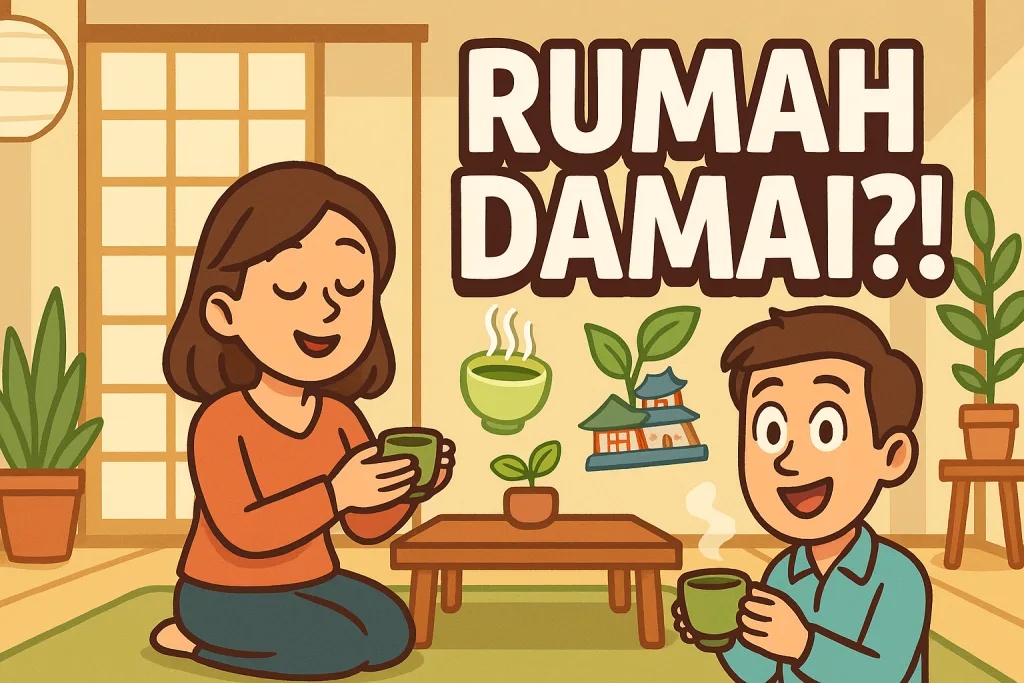 Dekorasi Ruang Tamu Minimalis Ala Jepang Ini Bikin Rumah Terasa Lebih Damai